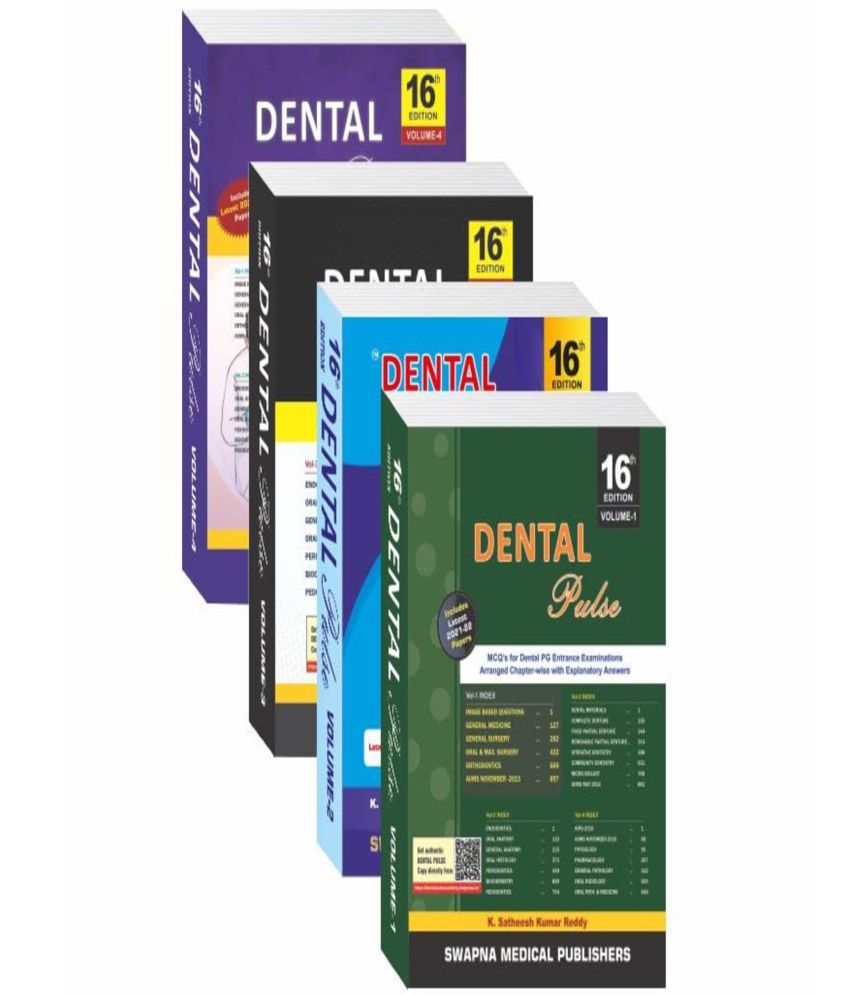     			Dental Pulse 16th edition 2023 (4 Volumes set)