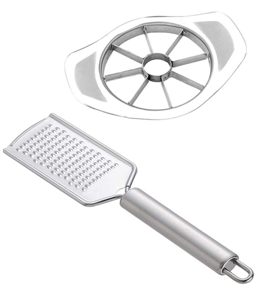     			HOMETALES Stainless Steel Apple Cutter & Cheese Grater (2U)