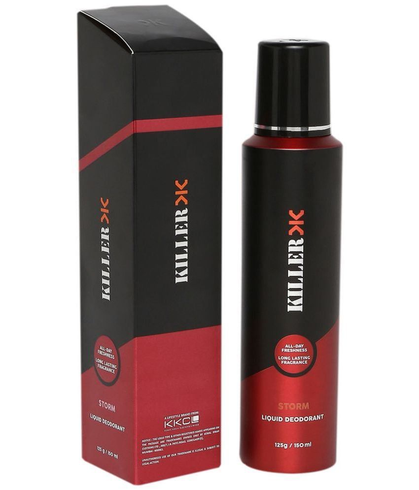     			Killer Storm No Gas Body Spray Deodorant Deodorant Spray for Men 150 ml ( Pack of 1 )