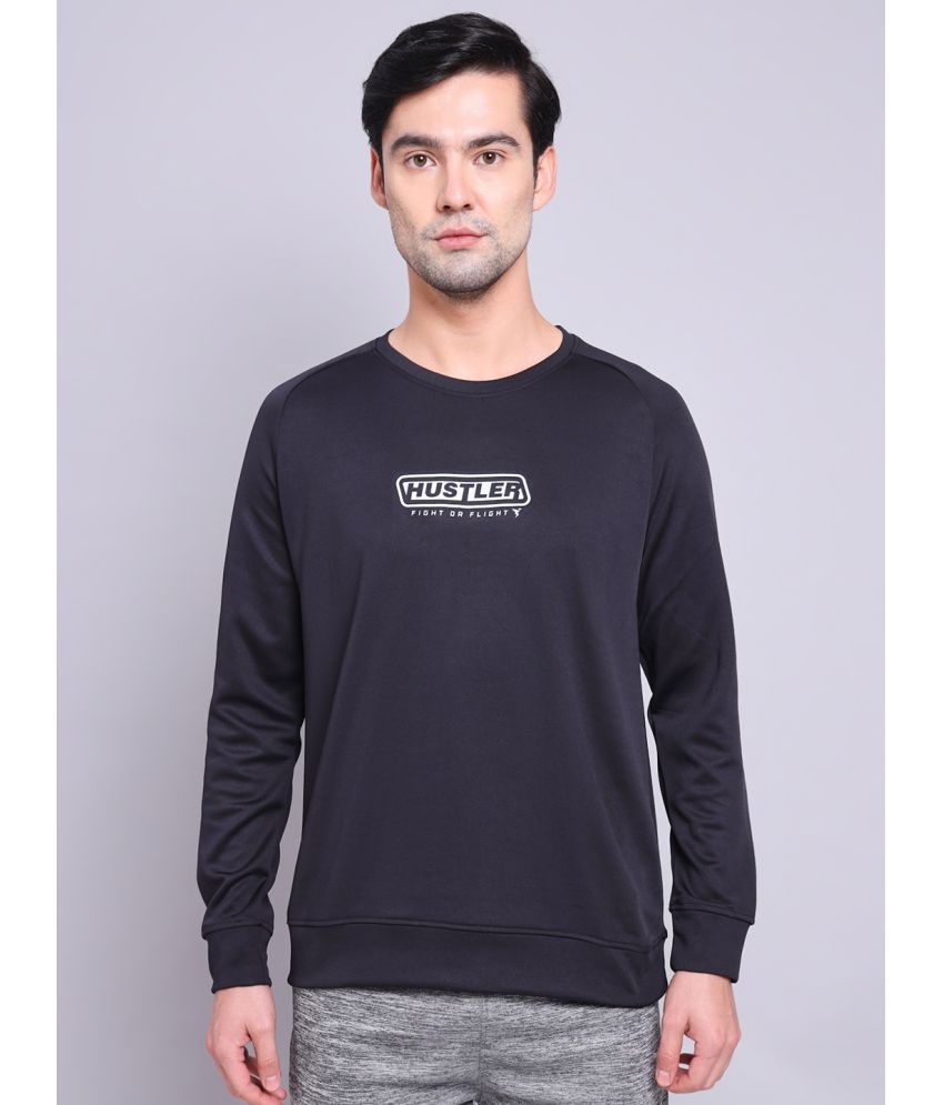     			Technosport Black Polyester Men's Running Sweatshirt ( Pack of 1 )
