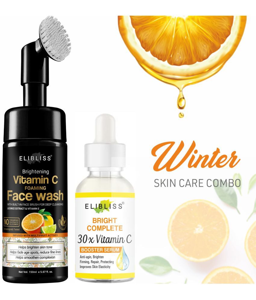     			Vitamin C Face Wash with 30x Vitamin C Face Serum for Deep Skin Clean