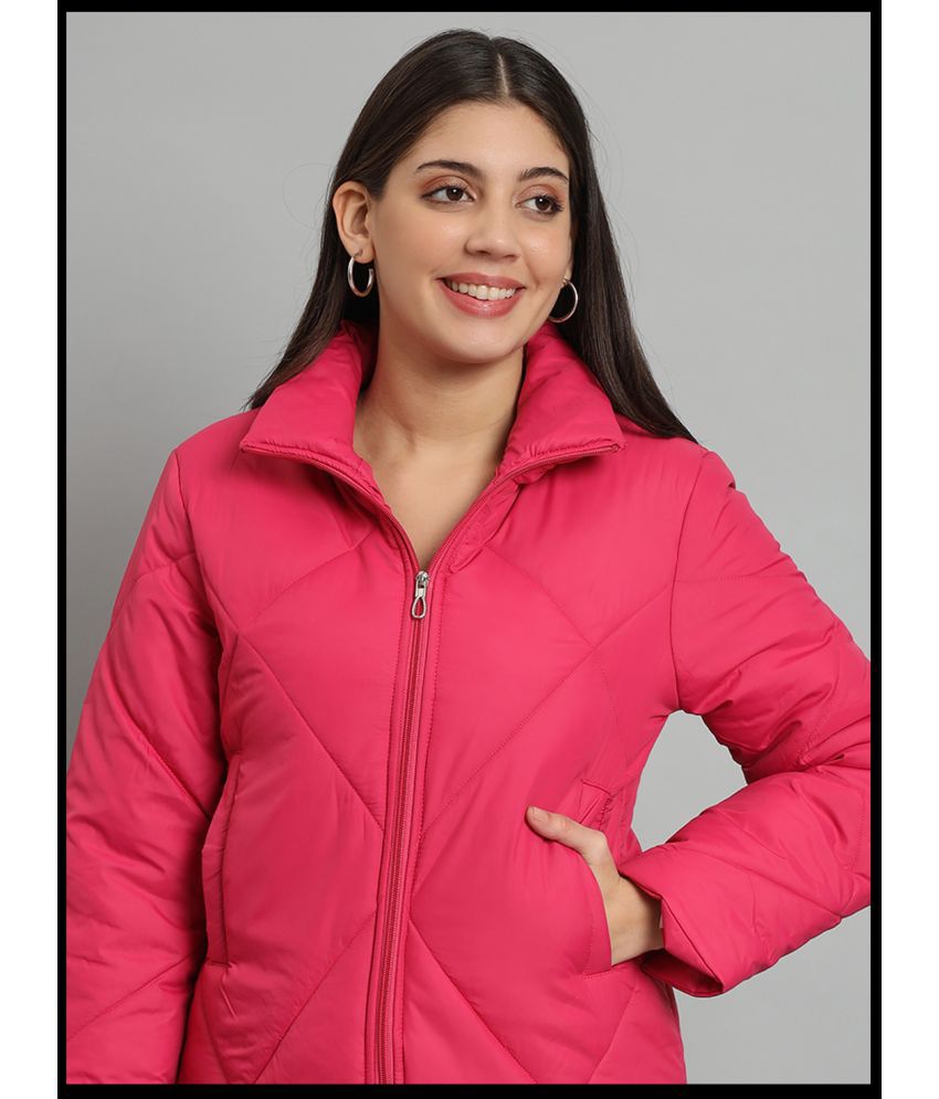     			renuovo - Cotton Blend Pink Quilted/Padded Jackets