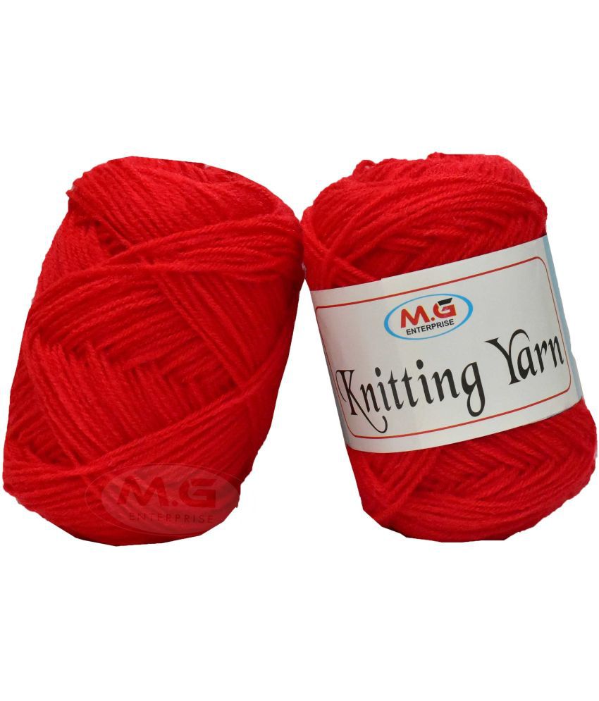    			100% Acrylic Wool  Candy Red 150 gms - Art-AGB