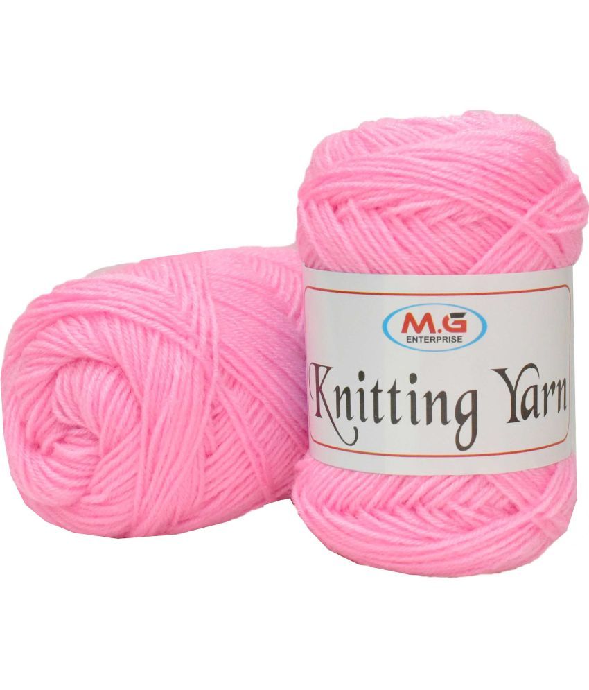     			100% Acrylic Wool  Deep Pink 200 gms - Art-AII