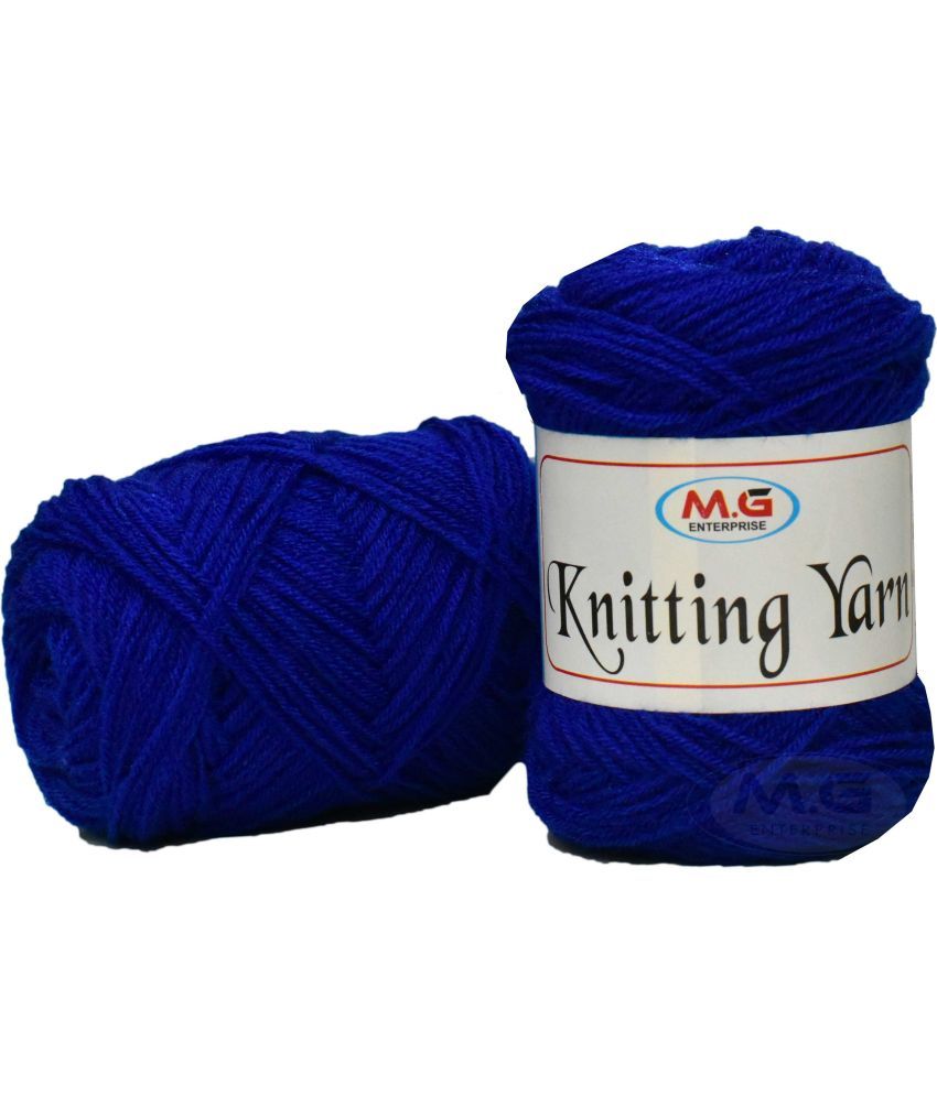     			100% Acrylic Wool  Deep Royal 100 gms - Art-BJA