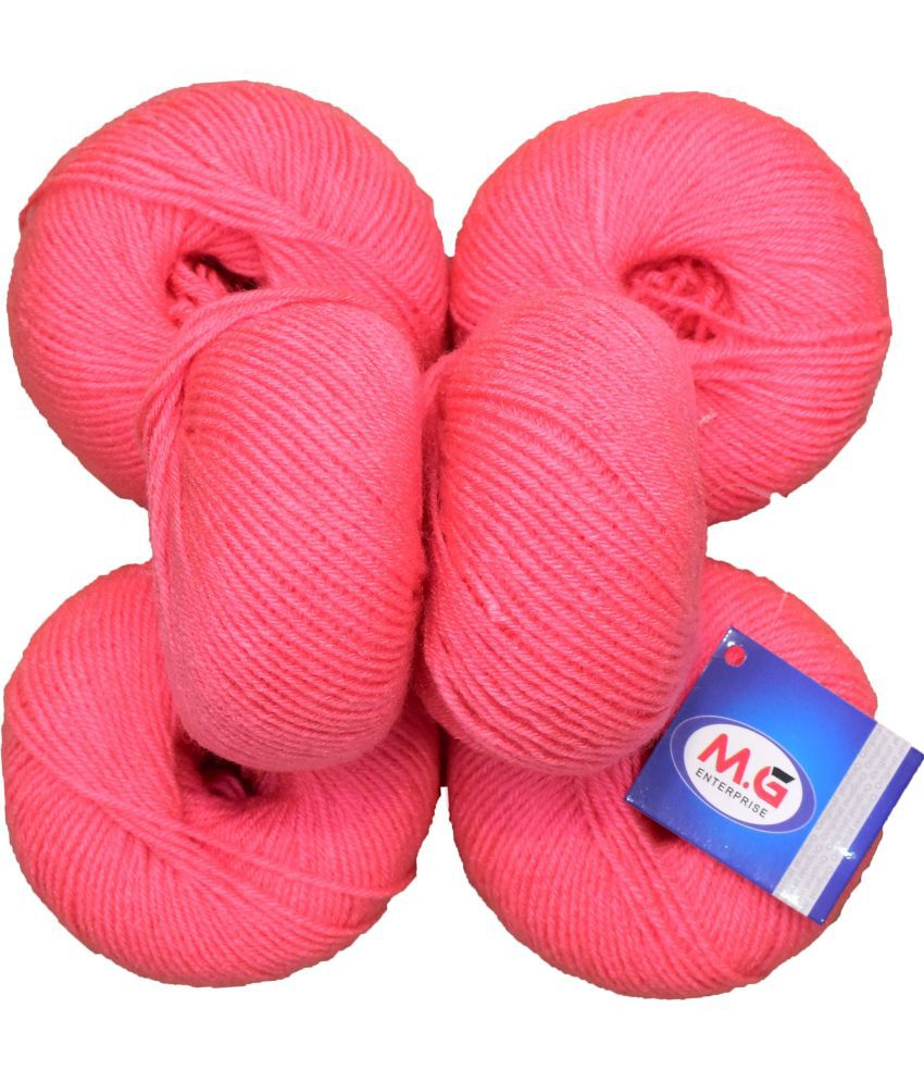     			100% Acrylic Wool Gajri (6 pc) Baby Soft Wool Ball Hand Knitting Wool/Art Craft Soft Fingering Crochet Hook Yarn, Needle Knitting Yarn Thread Dyed