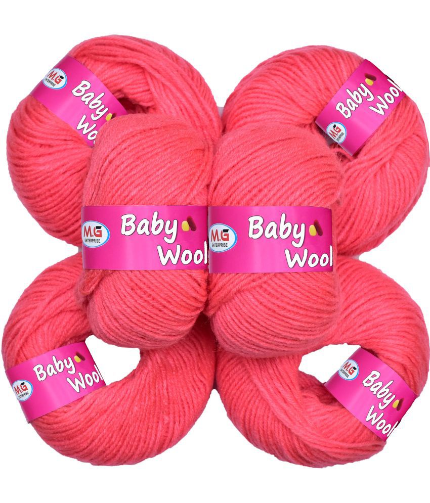     			100% Acrylic Wool  Gajri 6 Pc Baby Wool 4 ply Wool -MB Art-GC