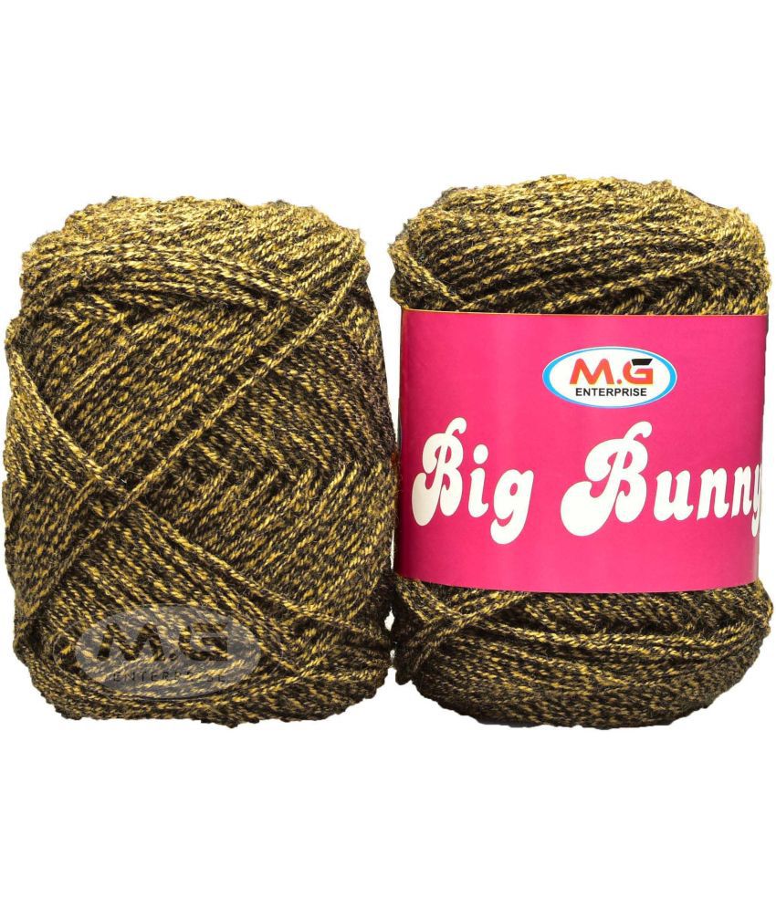     			100% Acrylic Wool  Golden 150 gms Wool Ball Hand knitting wool- Art-ADGI