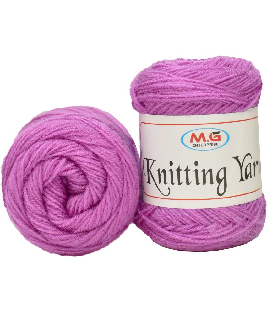     			100% Acrylic Wool  Purple 200 gms - Art-AGD