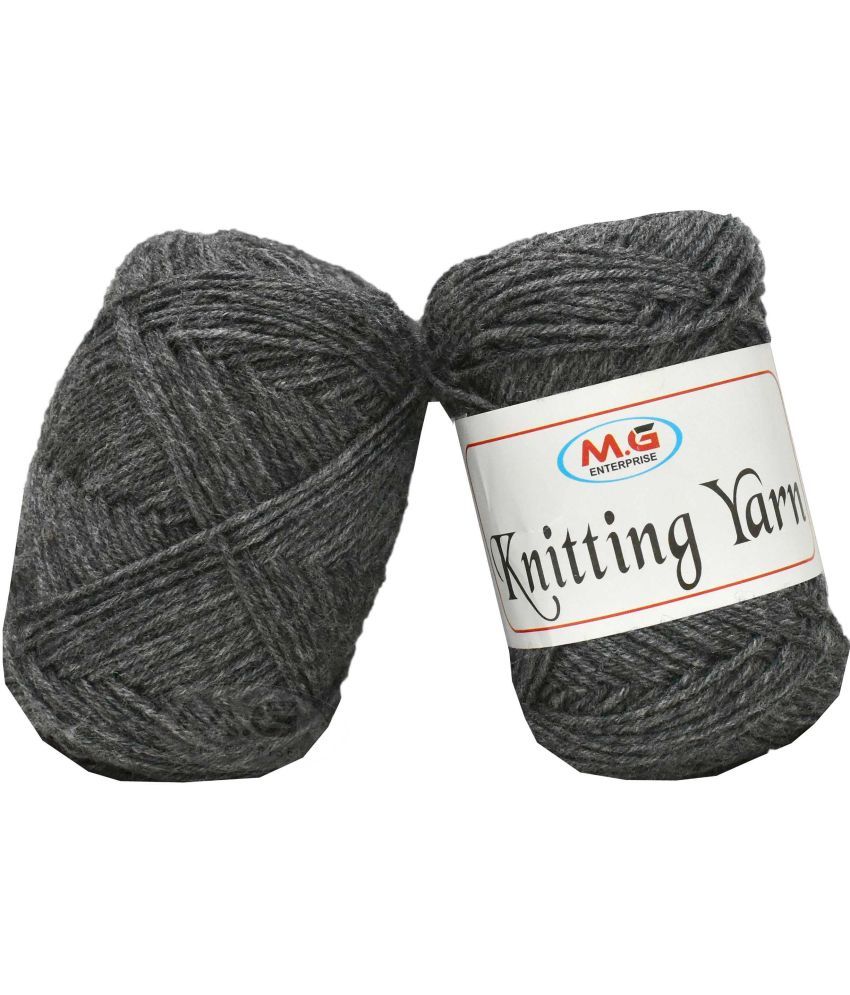     			100% Acrylic Wool  Wrosted Grey 200 gms - Art-AHJ