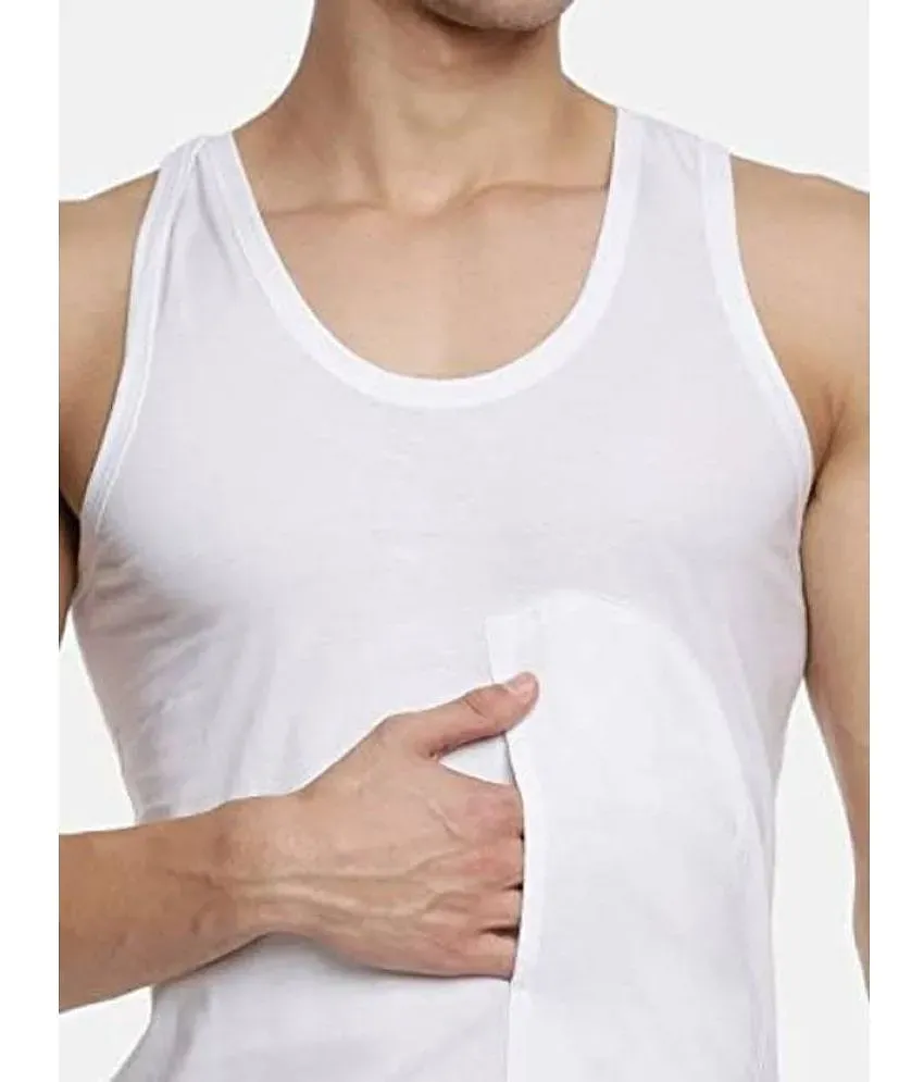 Ramraj cotton White Cotton Men's Vest ( Pack of 4 ) - Buy Ramraj cotton  White Cotton Men's Vest ( Pack of 4 ) Online at Best Prices in India on  Snapdeal