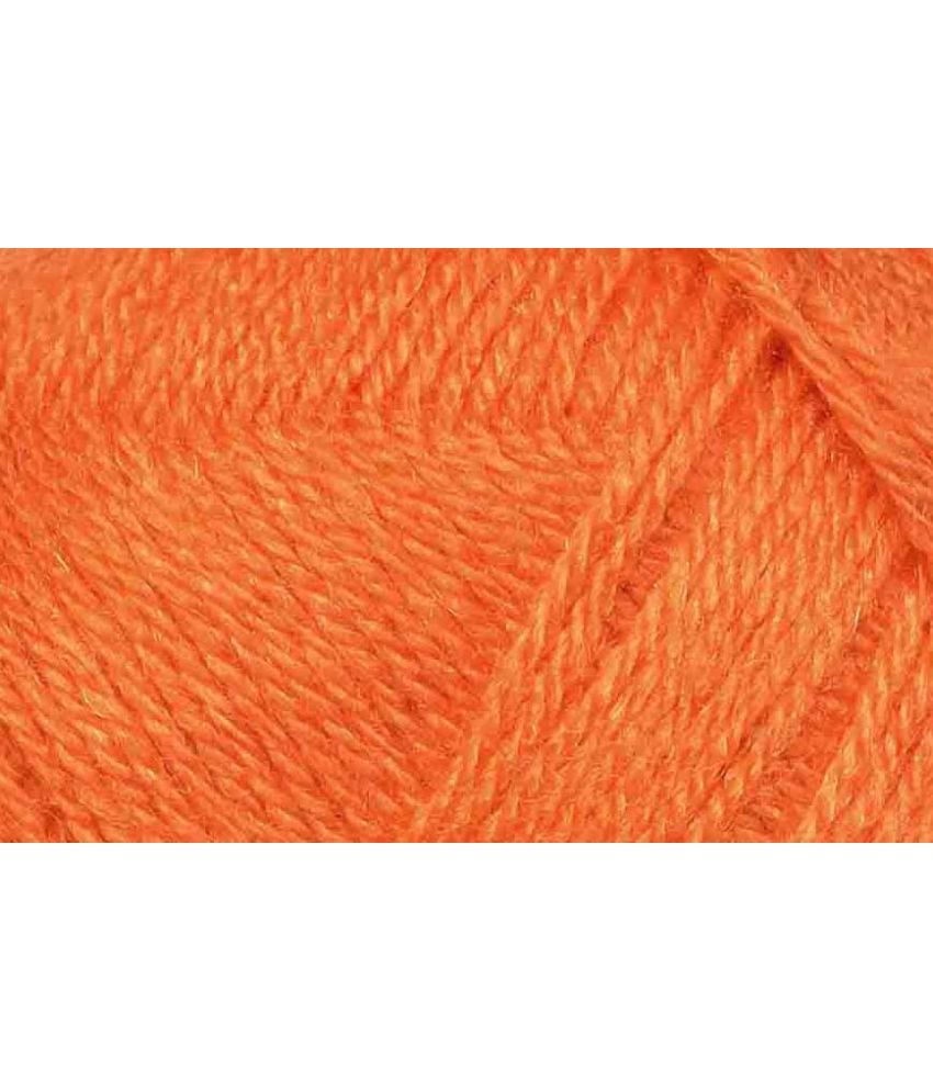     			BIG BALL  Orange 400 gm Ball Hand knitting wool -O Art-ABB