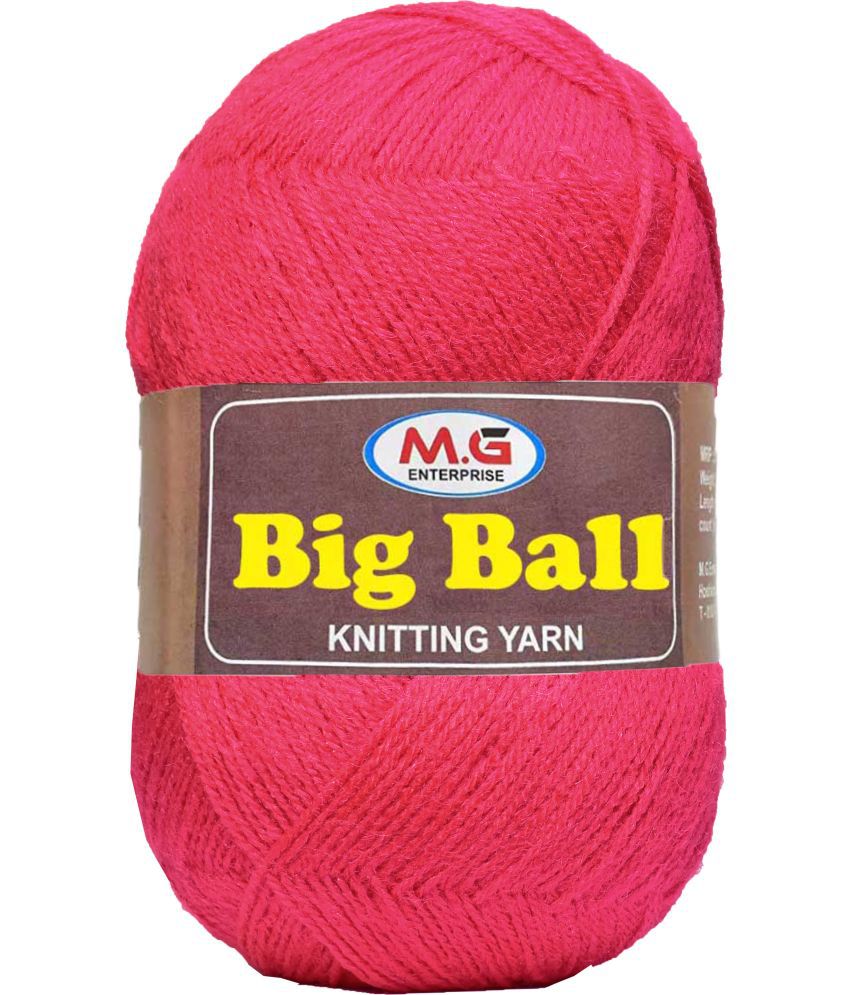     			Bigboss  Magenta 200 gms Wool Ball Hand knitting wool- Art-AAB