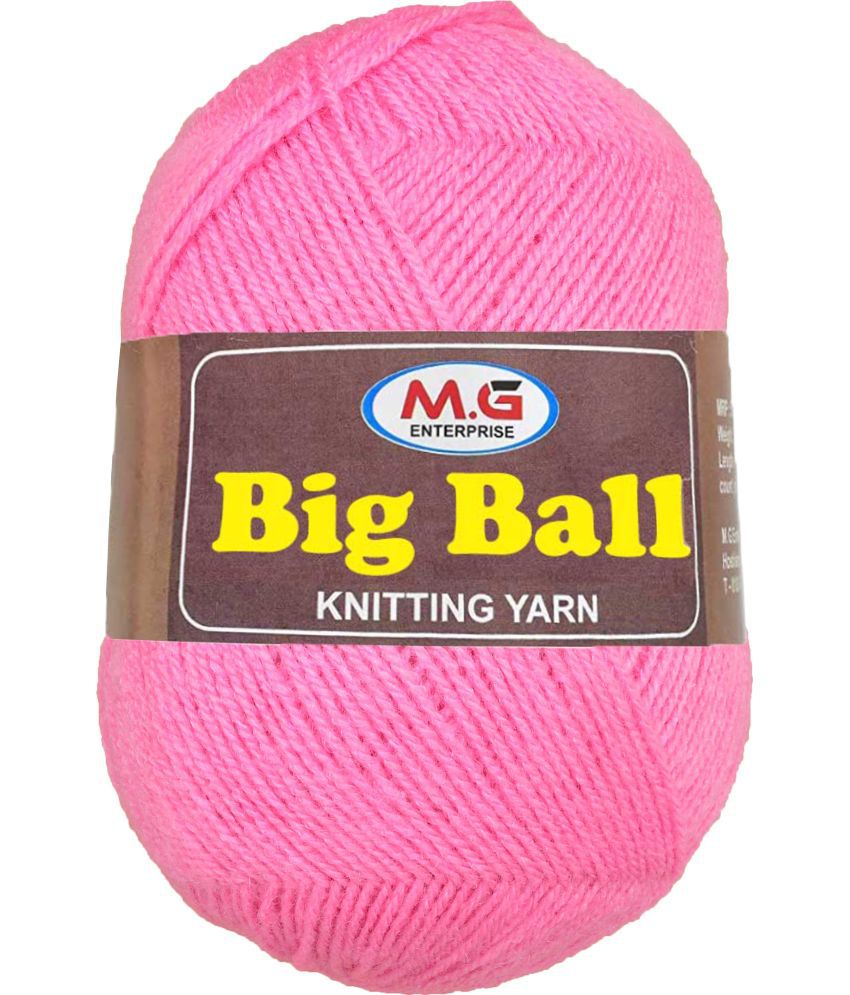     			Bigboss  Pink 200 gms Wool Ball Hand knitting wool- Art-AJF
