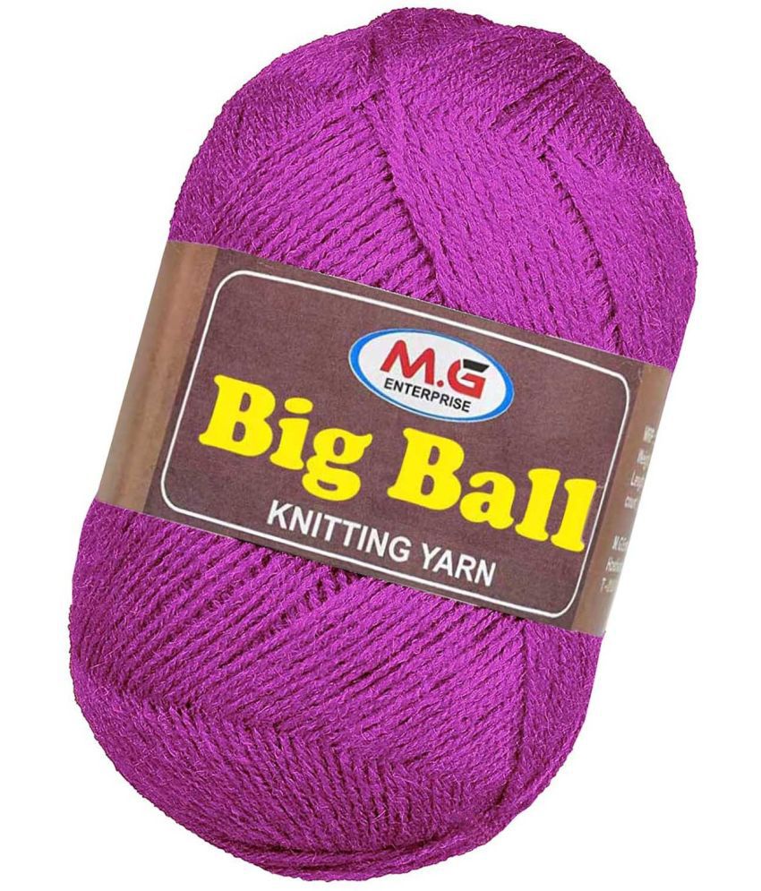     			Bigboss  Purple 400 gms Wool Ball Hand knitting wool- Art-AJG