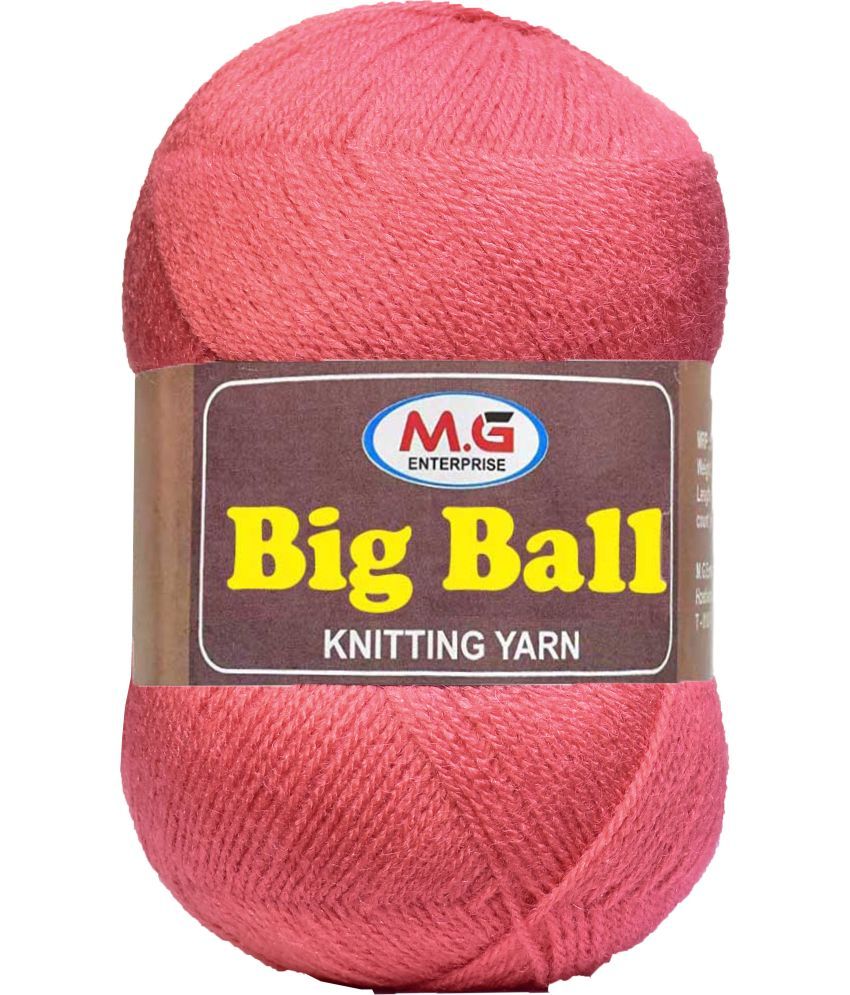     			Bigboss  Salmon 200 gms Wool Ball Hand knitting wool- Art-ACJ