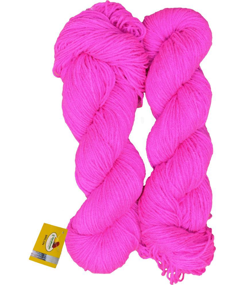     			Brilon Rose (300 gm)  Wool Hank Hand knitting wool / Art Craft soft fingering crochet hook yarn, needle knitting yarn thread dye N OF