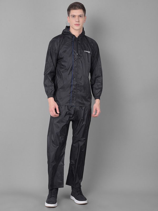     			Dollar Black Polyester Men's Rain Suit ( Pack of 1 )