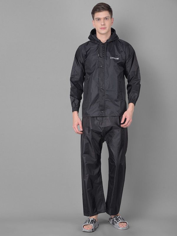     			Dollar Black Polyester Men's Rain Suit ( Pack of 1 )