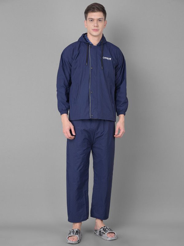     			Dollar Blue Polyester Men's Rain Suit ( Pack of 1 )
