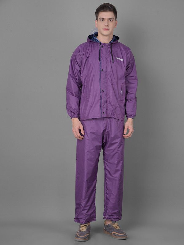     			Dollar Purple Polyester Men's Rain Suit ( Pack of 1 )