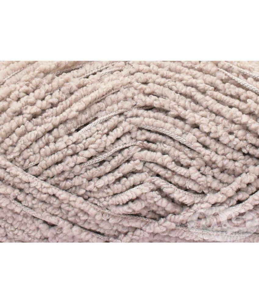     			GANGA Snuggly  Light Grey 600 gms Wool Ball Hand knitting wool-D Art-AEEH