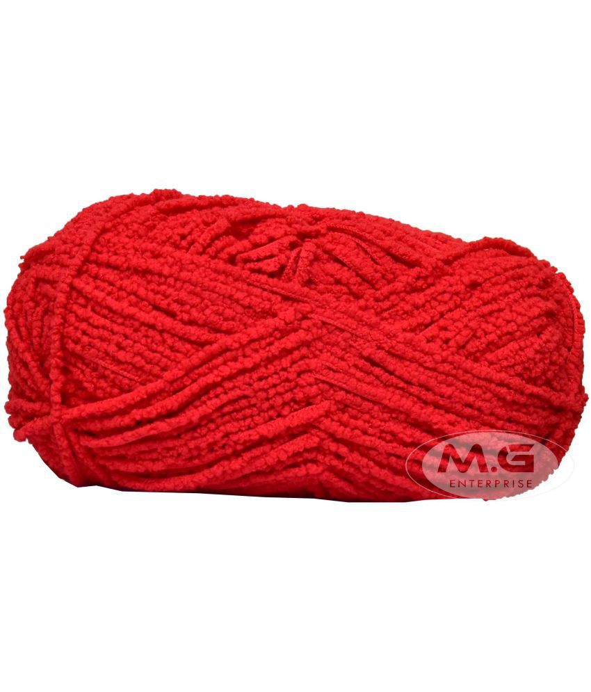     			GANGA Snuggly  Red 600 gms Wool Ball Hand knitting wool-B Art-AEEF