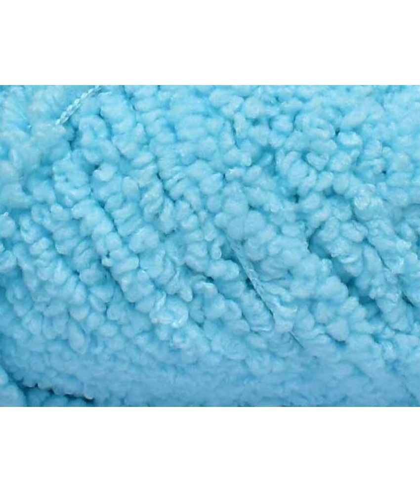     			GANGA Snuggly  Sky Blue 200 gms Wool Ball Hand knitting wool-F Art-AEFJ