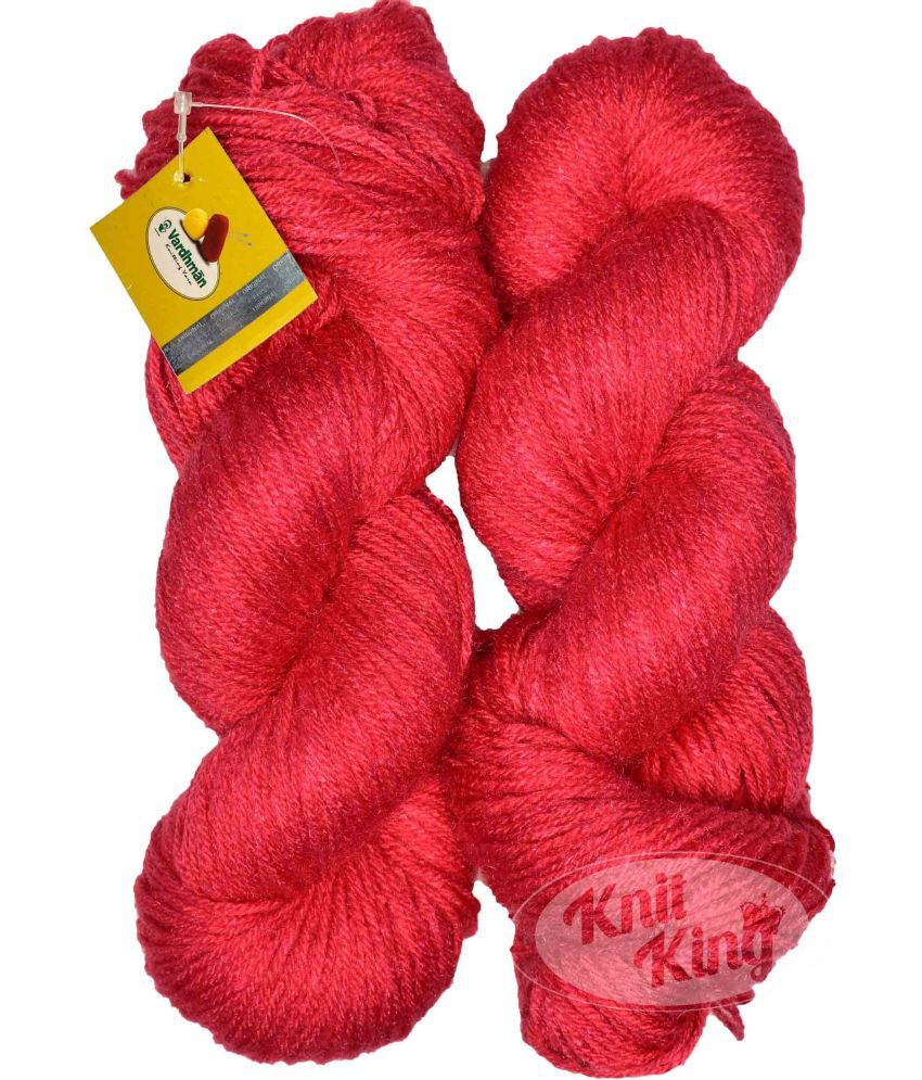     			H VARDHMAN Knitting Yarn Wool Li D.Gajri 200 gm By H VARDHMA  ME