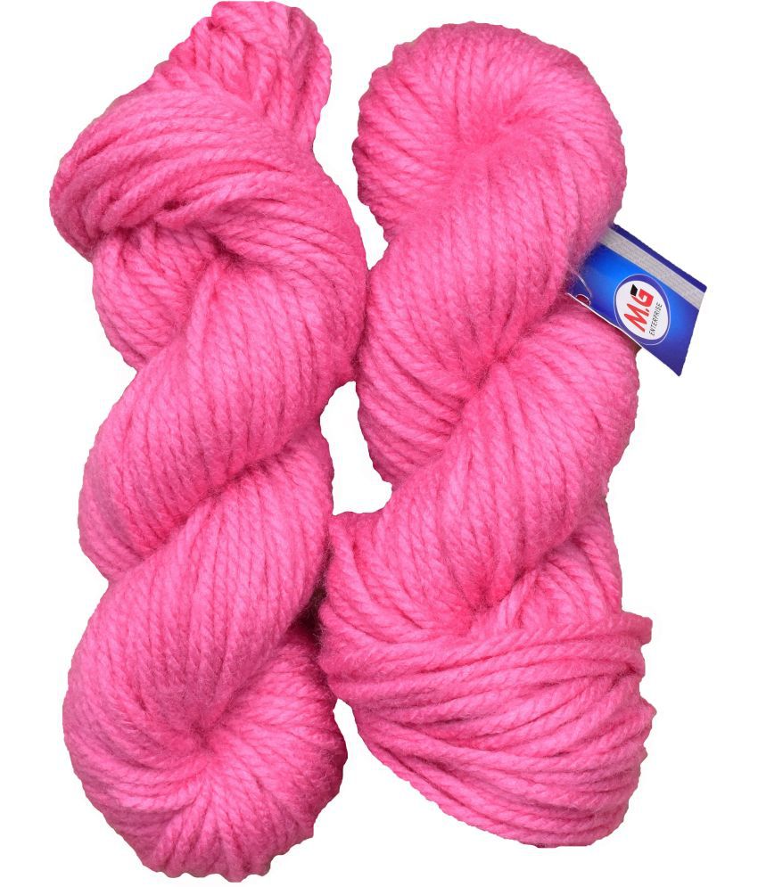     			JP Gajri (200 gm) Knitting Yarn Thick Chunky Wool Hank Hand knitting wool / Art Craft soft fingering crochet hook yarn, needle knitting yarn thread dyed.