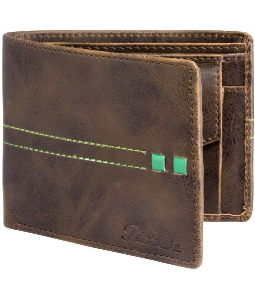     			Jaxer Brown Faux Leather Men's Regular Wallet ( Pack of 1 )