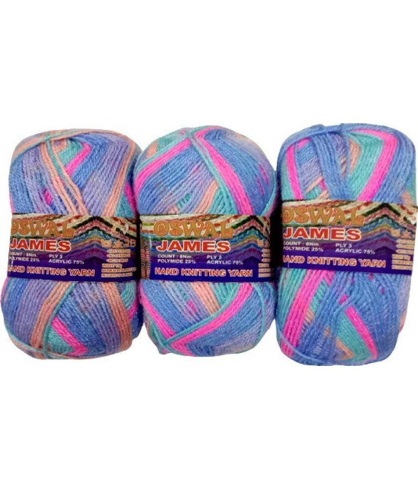    			Knitting Yarn 3ply Wool, 200 gm Best Used with Knitting Needles, Crochet Needles Wool Yarn for Knitting. Shade no.16