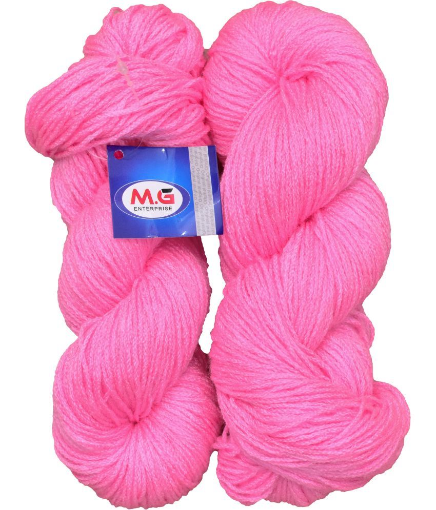     			Knitting Yarn Martina Wool, Crave Wool Pink 200 gm  Best Used with Knitting Needles, Crave Wool Crochet Needles Wool Yarn for Knitting.