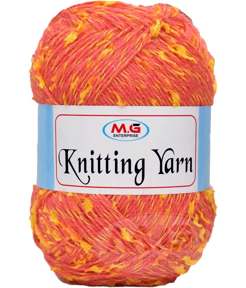     			Knitting Yarn Thick Chunky Wool  Gajri mix 200 gm Knitting Needles. Art-HIF