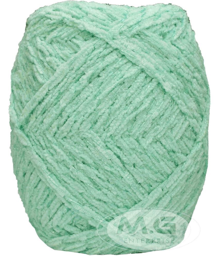    			Knitting Yarn Thick Chunky Wool, Blanket Sea Green  WL 400 gm  Best Used with Knitting Needles, Crochet Needles Wool Yarn for Knitting. By Vardhma M N C SM-C SM-D SM-EQ