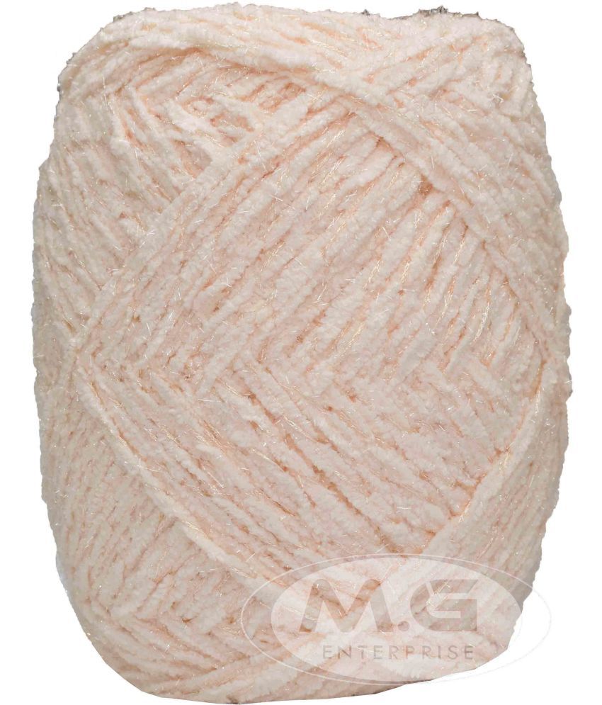     			Knitting Yarn Thick Chunky Wool, Blanket Butter Cream  WL 600 gm