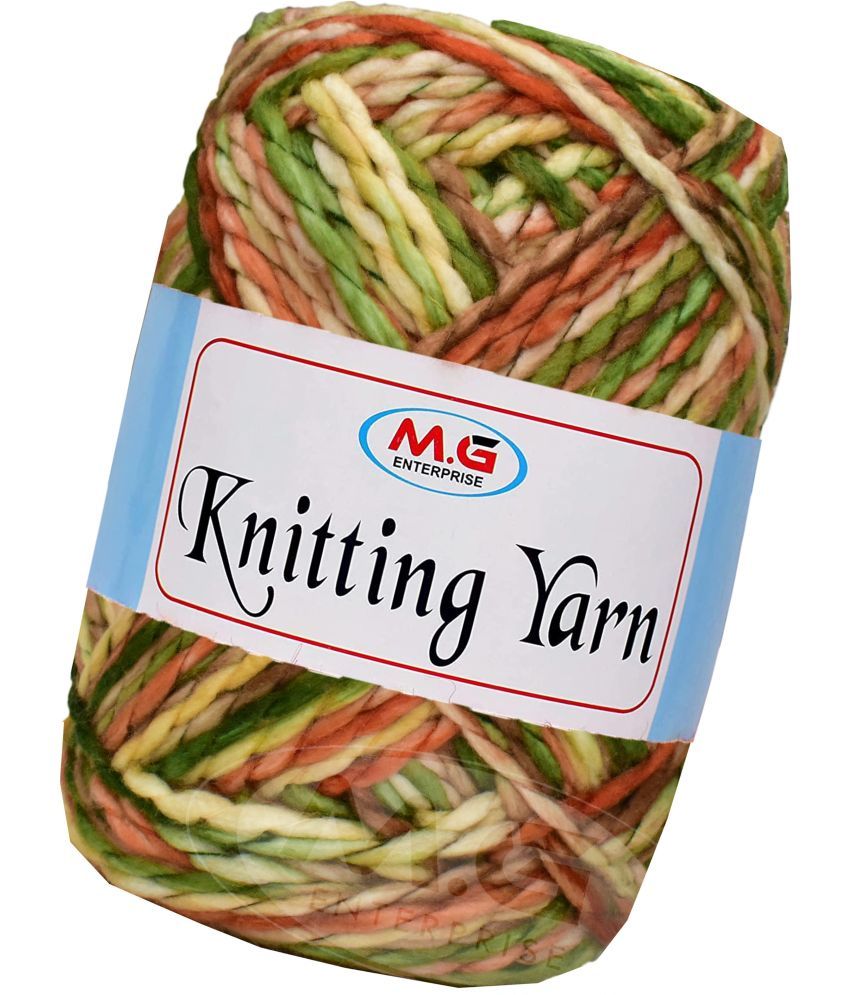     			Knitting Yarn Thick Chunky Wool,Sumo  Army 400 gms-GB Art-HAH