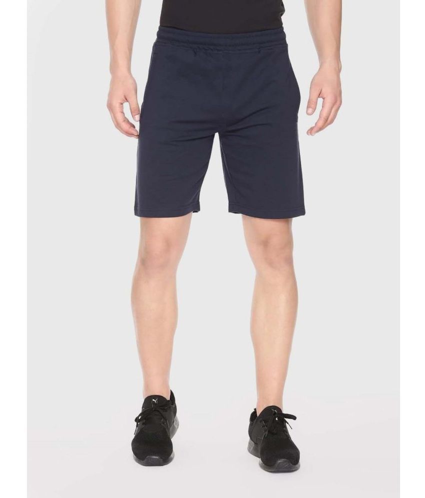     			MRB Blue Cotton Blend Men's Shorts ( Pack of 1 )