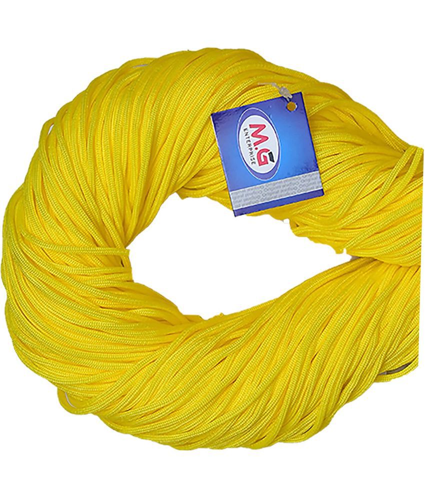     			Magenta 50 mtr  Braided Cord Thread Nylon knot Rope sturdy cording- Art-ABDF