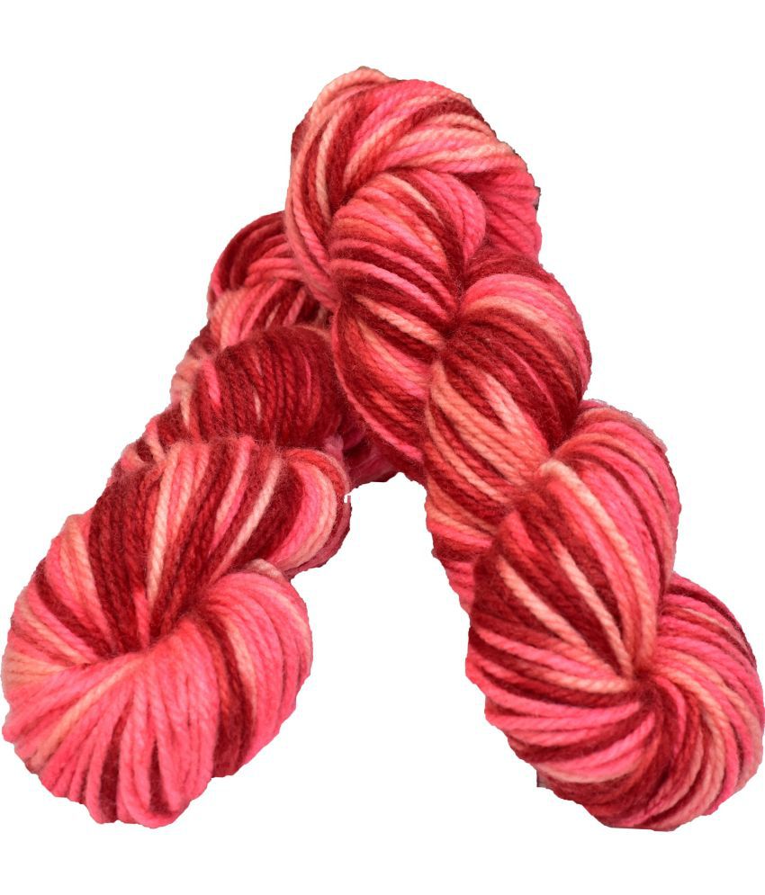     			Oswal Knitting Yarn Thick Chunky Wool, Strawberry 300 gm ART - AAAB