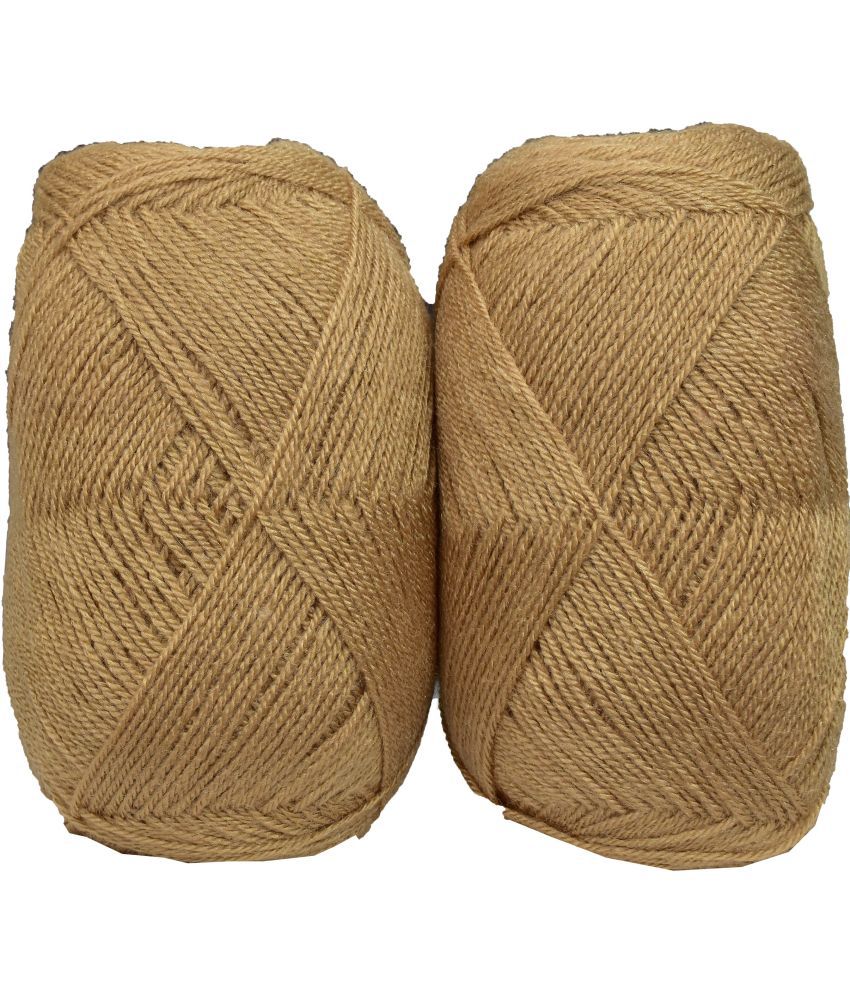     			Peanut (600 gm)  Wool Ball Hand knitting wool / Art Craft soft fingering crochet hook yarn, needle knitting yarn thread dyed FJZ