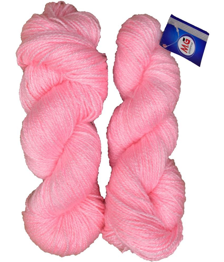     			Popeye Pink (300 gm)  Wool Hank Hand knitting wool / Art Craft soft fingering crochet hook yarn, needle knitting yarn thread dyed