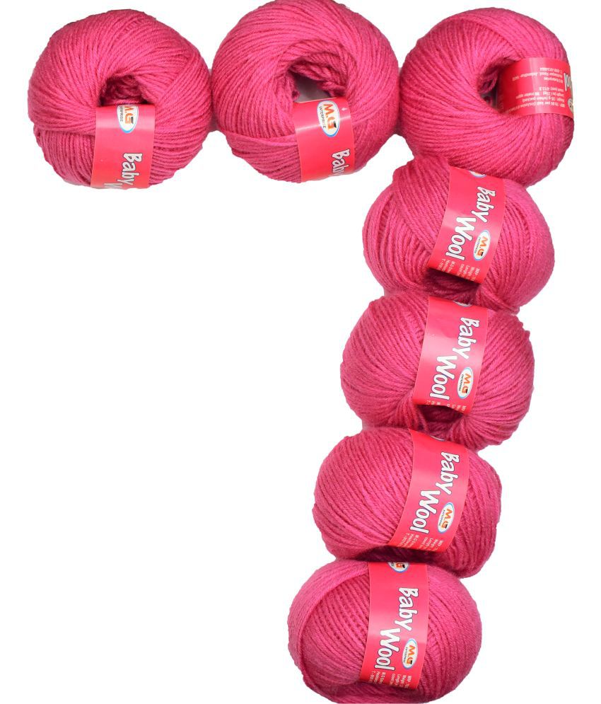     			Prime Baby Wool 100% Acrylic Yarn Gajri 14 Pc 4 ply Ball Hand Knitting Wool