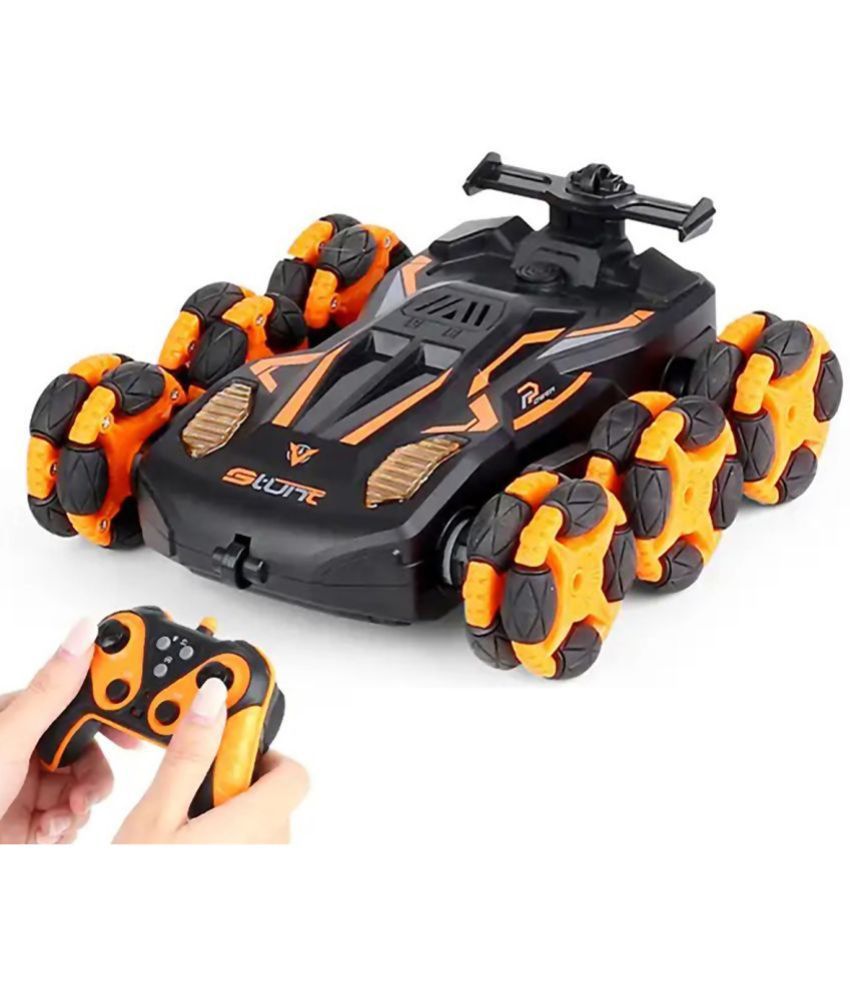     			RAINBOW RIDERS Drift Remote Control Car /Six Wheels Stunt Car/Remote Control Toy Car For Adults Kids With 2.4G Control Gravity Sensing Watch FOR 3+Year kids