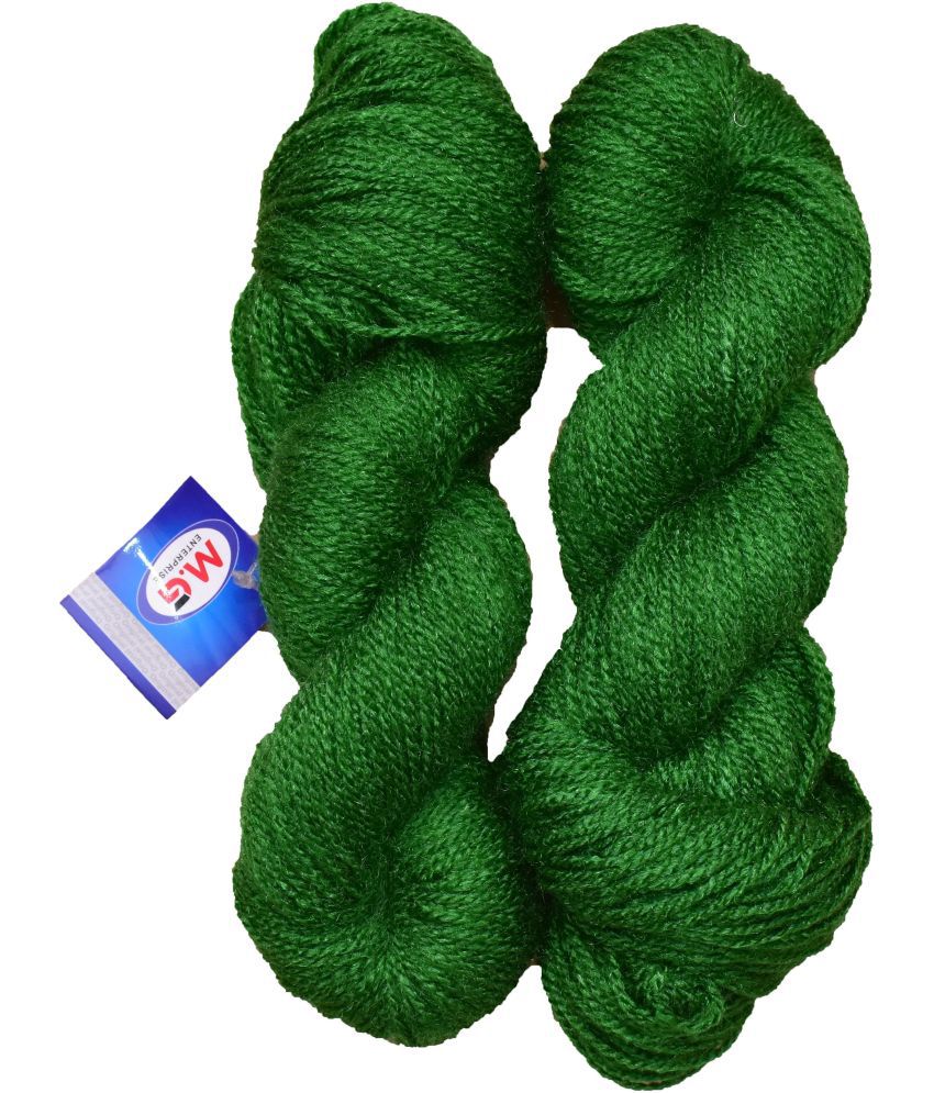     			Rabit Excel Leaf Green (200 gm)  Wool Hank Hand knitting wool / Art Craft soft fingering crochet hook yarn, needle knitting yarn thread dyed