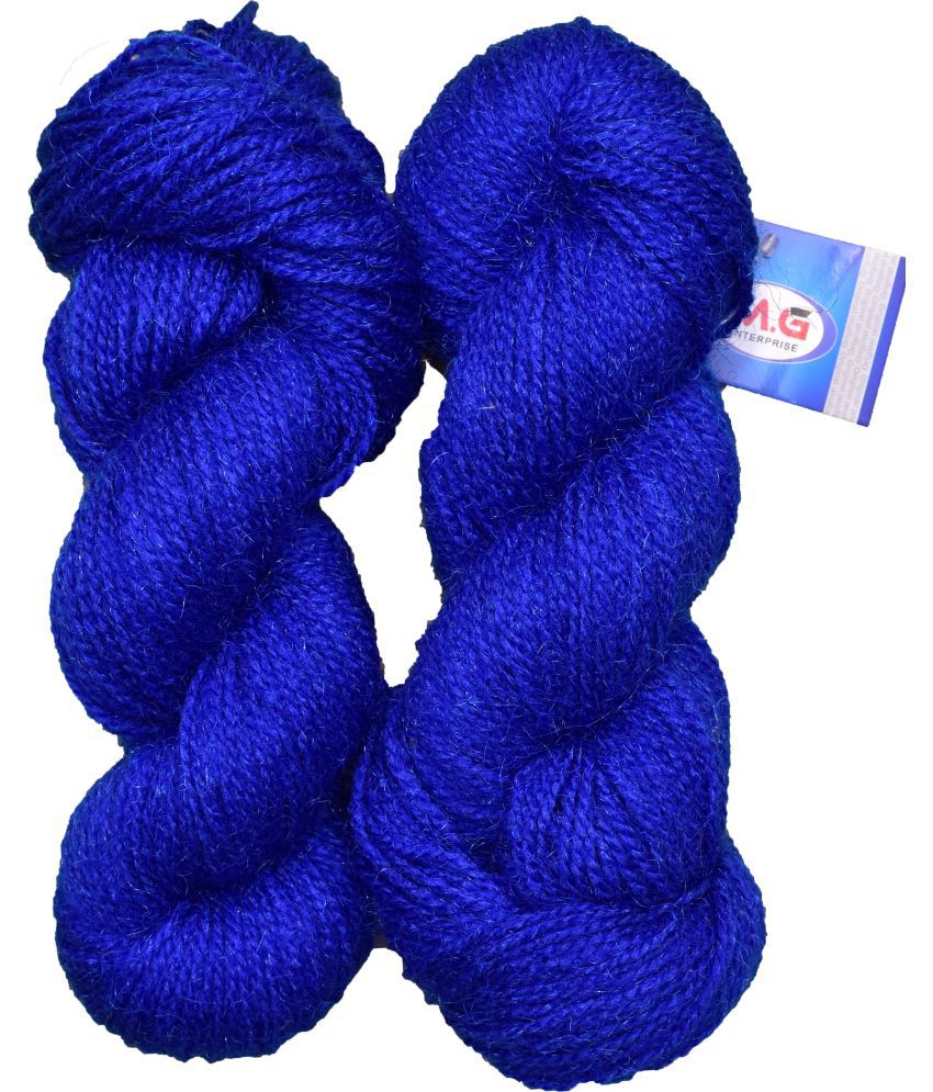     			Rabit Excel Royal (200 gm)  Wool Hank Hand knitting wool / Art Craft soft fingering crochet hook yarn, needle knitting yarn thread dyed