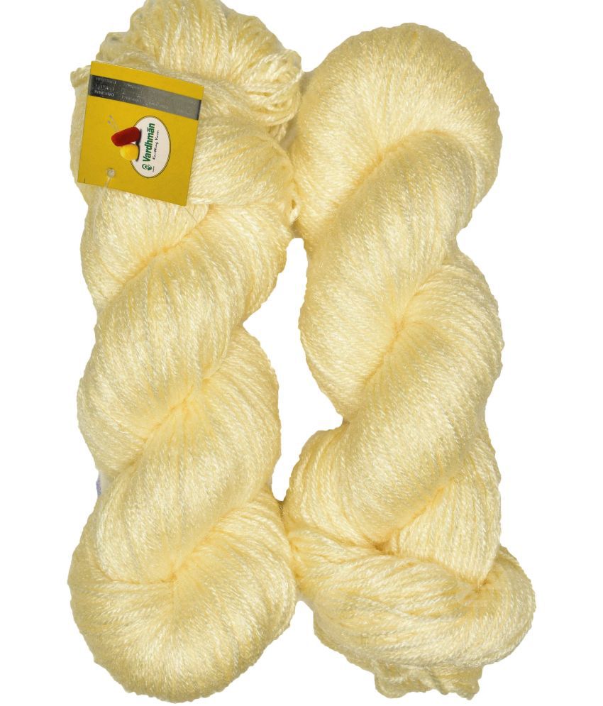     			Represents H VARDHMAN Knitting Yarn Wool Li Dark Cream 200 gm Art-ABHG