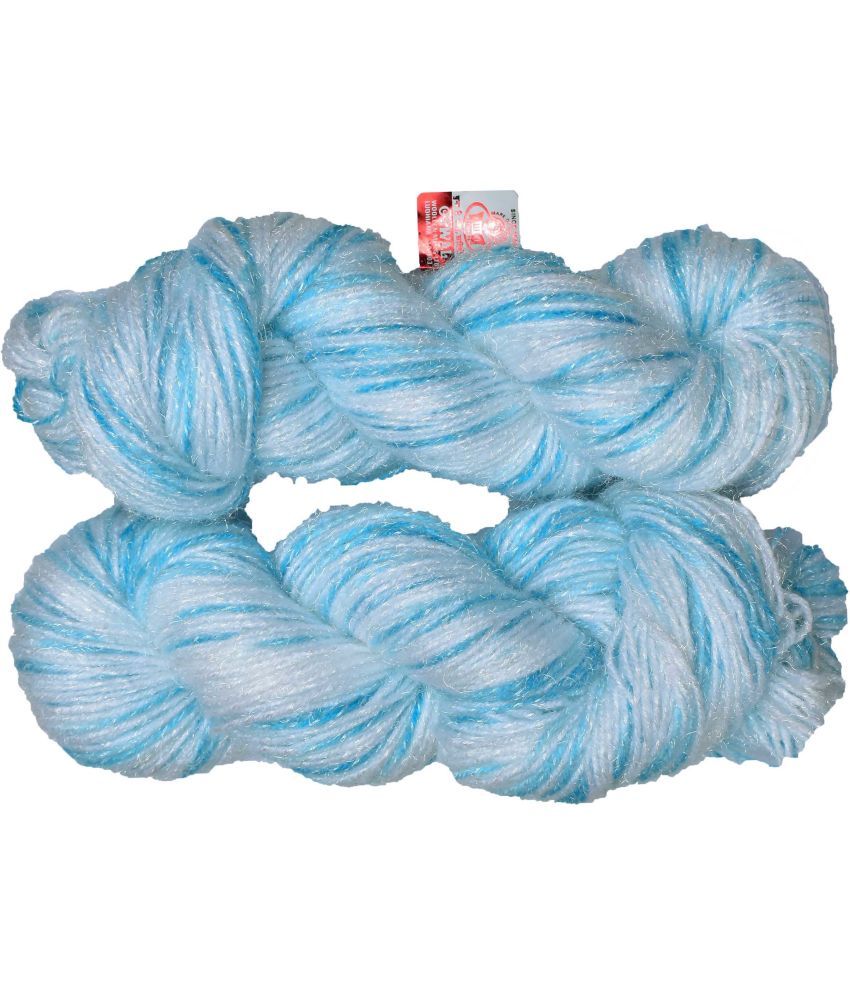     			Represents Oswal Knitting Yarn Arman Wool Aqua Blue 500 gm ART - CC