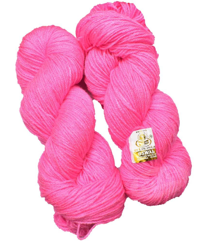     			Represents Oswal Knitting Yarn Martina Wool, Crave Wool Pink 400 gm ART - BEF