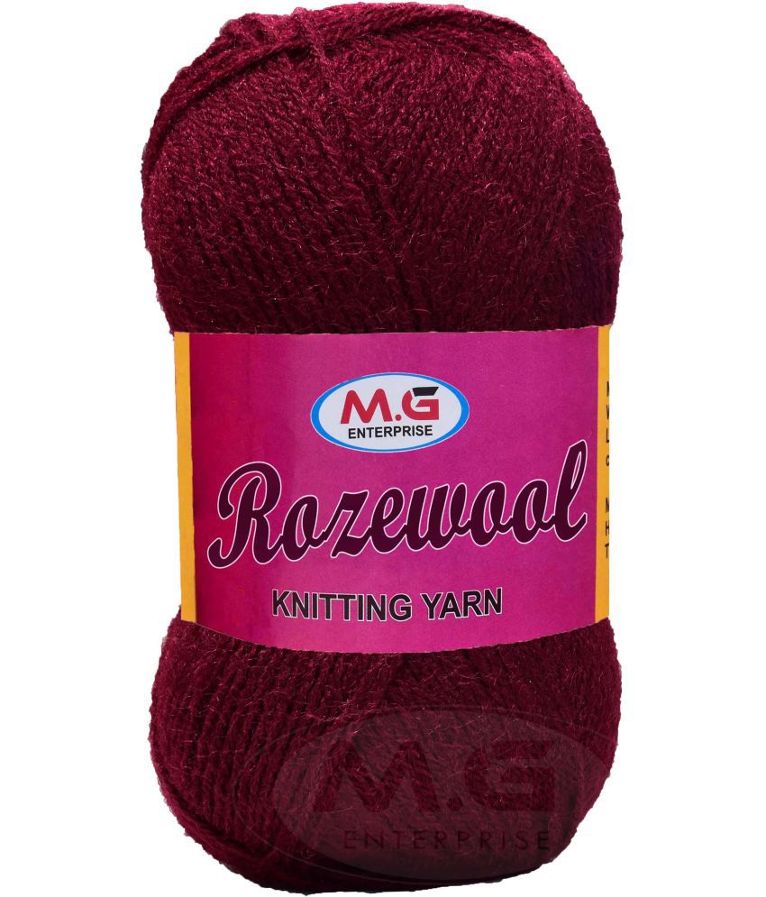     			Represents Rosemary  Mehroon 200 gms Wool Ball Hand knitting wool-WD Art-FIF